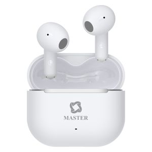  Master Earbuds Hybrid ANC/ENC - Bluetooth Headphone In Ear - Up To 7 hours - Bluetooth 6 -  White 