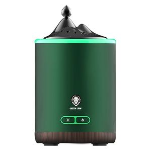  Green Lion Smart Bakhour Mini Portable Incense Burner with Light - Green 