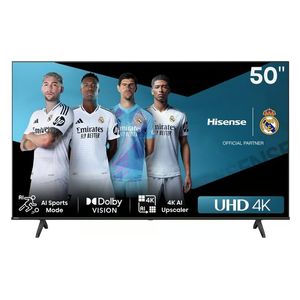  شاشة هايسنس - 50 بوصة - فئة A62QS - سمارت - دقة 4K UHD - شاشة LED - معدل حركة 120 - موديل 2026 