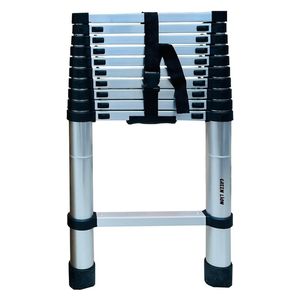  Green Lion Telescopic Single-Side Ladder 3.2m - 11 Steps - Gray 