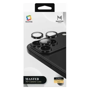  واقي عدسة الكاميرا  من ماستر لهاتف ايفون 17 برو / 17 برو ماكس - اسود 