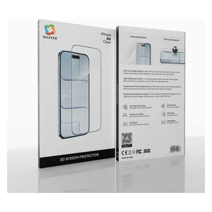  واقي شاشة ماستر ثلاثي الأبعاد لهاتف ايفون 17 اير - شفاف 