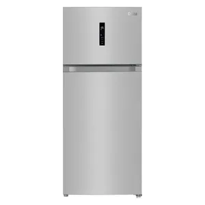  ثلاجة  مزروجة الابواب من دنكا - RF 580DFLS - نظام انفرتر - توزيع هواء متعدد - شاشة LED - تحكم باللمس - انذار الباب - إضاءة داخلية 