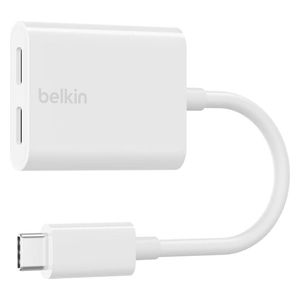  Belkin F7U081btWH - USB-C Audio and Charge Adapter - White 