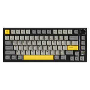  لوحة مفاتيح ميكانيكية لاسلكية اتاك شارك - X820 الترا - بطارية بحجم 4000 مللي امبير - اضاءة RGB - اسود 