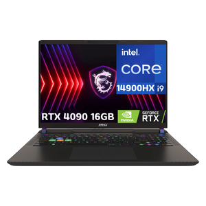  MSI Laptop 16 Inch - VECTOR16HX14693 - Intel Core i9 14900HX - 32GB/1TB SSD - NVIDIA GeForce RTX 4090 - Windows 11 