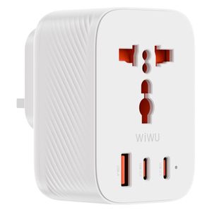  WiWU WI-UA008 - Travel Adapter & Charging Hub - 30W - White 