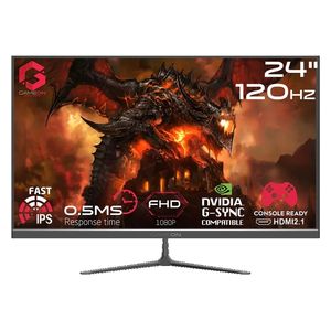  شاشة العاب جايم اون GOES24FHD120IPS - قياس 23.8 انج - 120Hz - سرعة الاستجابة 0.5 ملي ثانية - Full HD 