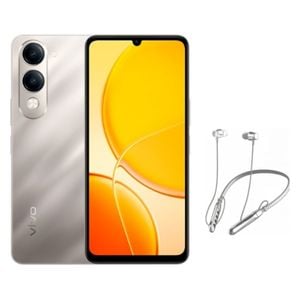  فيفو Y04 - دبل سيم - 6.74 بوصة - معالج Unisoc T7225 - بطارية 5500 مللي أمبير بالساعة، 15 واط + سماعة 