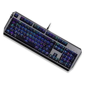  كيبورد سلكي بورودو - PDX219 RSW - بطول 1.8 متر - اضاءة RGB - اسود 