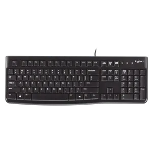  Logitech K120 Wired Keyboard - 1.5 m Cable - Black 