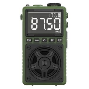  راديو محمول كرين لايون فوياجر مع سماعة بلوتوث - بقوة 5 واط - اخضر 
