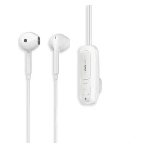  Promate LATCH - Bluetooth Headphone In Ear - Bluetooth 5.3 - 90 mAh - White 