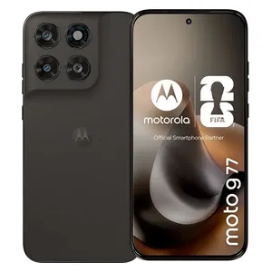  موتورولا موتو G77 - دبل سيم - شاشة 6.78 بوصة AMOLED - معالج MediaTek Dimensity 6400 - بطارية 5200 مللي أمبير بالساعة، شحن سريع 30 واط - ميزات الذكاء الاصطناعي 