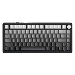  لوحة مفاتيح ميكانيكية لاسلكية اتاك شارك - X85 - بطارية بحجم 5000 مللي امبير - اضاءة RGB - ابيض 