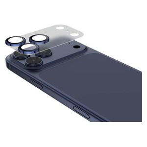  واقي عدسة الكاميرا ثلاثي الأبعاد تغطية كاملة من ماستر لهاتف ايفون 17 برو ماكس - ازرق 