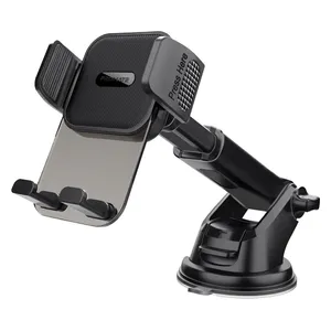 حامل هاتف شفاف للسيارة بروميت - TransHold - تثبيت آمن وقابل للتعديل على لوحة القيادة والزجاج الأمامي