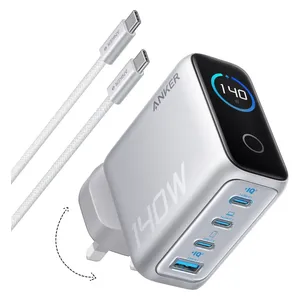  Anker 6733 - Wall Charger 140 W & Cable USB-C To USB-C - 1.5 m - Silver 