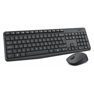  Logitech MK235 - Wireless Keyboard with Mouse - Black 