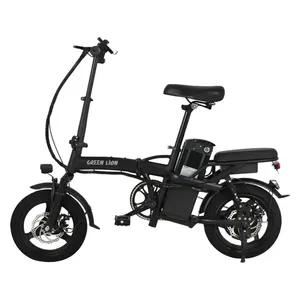 دراجة كهربائية جرين ليون - GBK 100 - بقوة 350 واط - فرامل قرصية امامية وخلفية - اسود