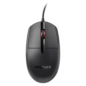 Promate CM 1200 - Wired Mouse - USB - 1.5 m - Black