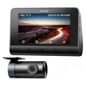  كاميرا داش كام 70 ماي - A810 HDR - مع كاميرا خلفية RC12 - بدقة 4K - اسود 