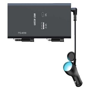  Green Lion Backseat Car Charger - 45W - Black 