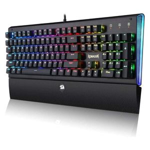  لوحة مفاتيح العاب ميكانيكية ريدراكون K569RGB - اضاءة RGB - بطول 1.8 متر- اسود 