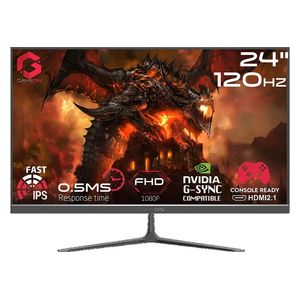  شاشة العاب كيم ون GOES24FHD120IPS - قياس 23.8 انج - 120 هيرتز - زمن الاستجابة 0.5 مللي ثانية - FHD - اسود 