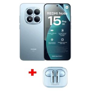  شاومي ريدمي نوت 15 برو 5G - دبل سيم - شاشة أموليد 6.83 انج ، 120 هرتز - ميديا تيك Dimensity 7400-Ultra - بطارية 6580 مللي أمبير بالساعة، 45 واط + سماعة داخل الاذن 