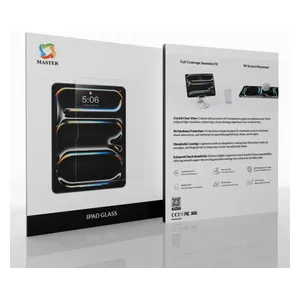  حافظة موبايل زجاجي مقوى من ماستر لجهاز ايباد إير 11 انج (2025/2024) - شفاف 