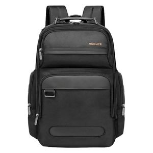 حقيبة ظهر بروميت - VOYAGE BP - متعددة الجيوب وخفيفة - بحجم 15.6 انج - مقاوم للماء - اسود