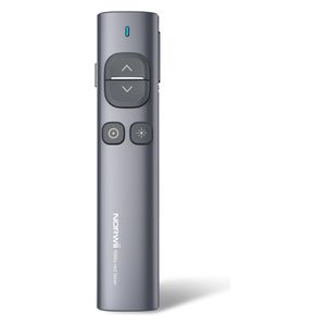  Norwii N96s Wireless Presentation Remote with Digital and Physical Laser - Gray 
