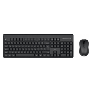  Hama WKM-100 - Wireless Keyboard with Mouse - Black 