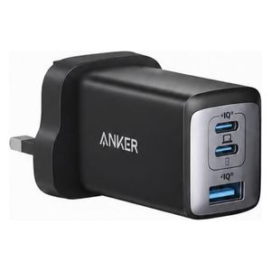  Anker - Wall Charger - 3 Ports - 65W - Black 