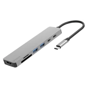  Proove Iron Link 7-in-1 - USB-C Hub - Silver 