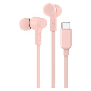  Belkin - Wired Headphone In Ear - USB-C - Pink 