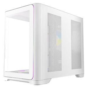  Antec C5 Curve - Computer Case - ARGB - 4 Fans - White 