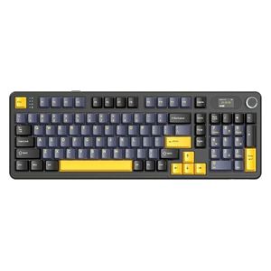  ATTACK SHARK X98 Pro - Wireless Keyboard - 4000mAh - Bluetooth 5 - Black 