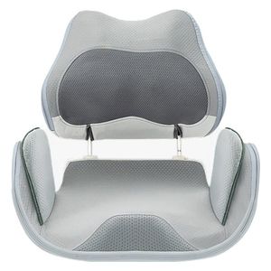  وسادة تدليك بورودو لايف ستايل مع ضغط هوائي مزدوج وتسخين علاجي - بقوة 24 واط - رمادي 