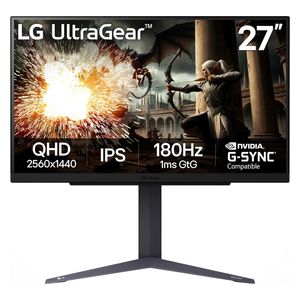  Monitor LG UltraGear 27GS75Q-B - 27" QHD IPS - 180Hz - 1ms - Black 