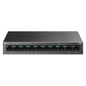  TP-LINK LS110P - Hub - 10 Ports - Black 