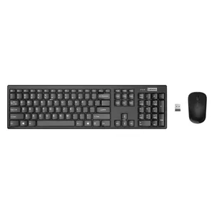  Lenovo 100 Wireless Keyboard with Mouse - Black 