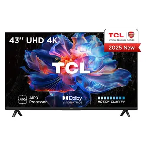  TCL 43 Inch V6C Series - Smart - 4K - UHD - 60Hz - 2025 Model 