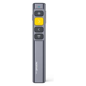  Norwii N28 Wireless Red Laser Pointer Presentation Clicker - Gray 