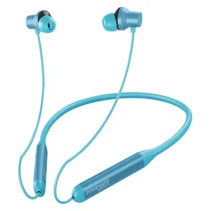  Promate Velcon - Bluetooth Headphone In Ear - Bluetooth 5 - Up To 220 mAh - Blue 