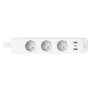  TP-Link Tapo P300 Smart Power Strip - 3 Outlets - White 