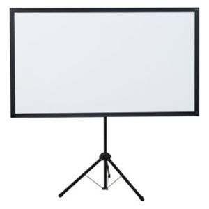 شاشة عرض هافيت PS60 - شاشة 60 انج - مصنوعة من سبائك الألومنيوم وألياف البوليستر - أبيض