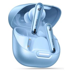  سماعة بلوتوث داخل الاذن انكر ساوندكور ليبرتي 4 NC - صوت قوي ومتوازن وعالي الجودة - عمر البطارية يصل إلى 50 ساعة - ازرق 