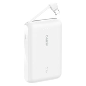  شاحن محمول بلكن - 10000 مللي امبير - 20 واط شحن سريع - ابيض 
